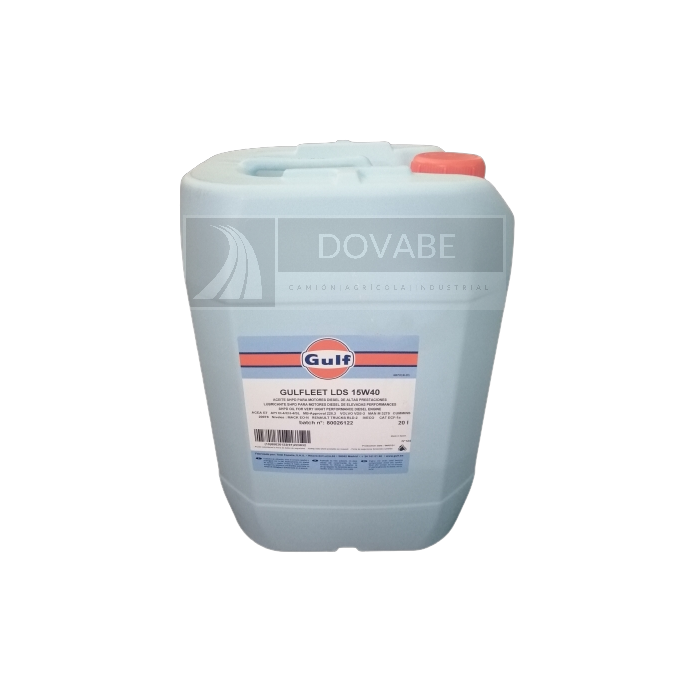 ACEITE DE MOTOR VEHICULO PESADO GULF GULFLEET LDS SAE 15W40 E7 20L.