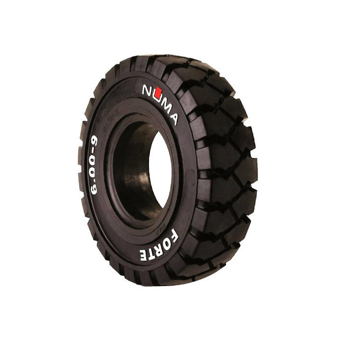 Numa 23x10-12 MACIZA NEGRA M12X Forte Carretilla elevadora