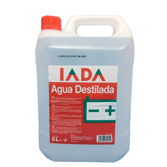 IADA AGUA DESTILADA 5L.
