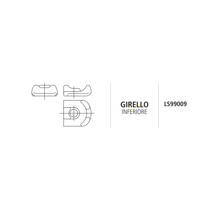SOPORTE GIRELLO INFERIOR LS99009