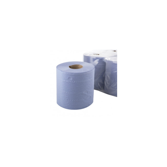 BOBINA GRANDE PAPEL MECANICO 3 CAPAS AZUL