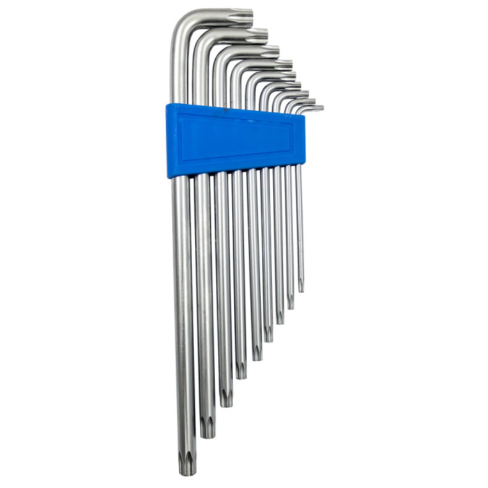 SET DE 9 LLAVES TORX EN FORMA DE "L"