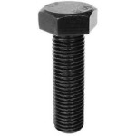 TORNILLO HEXAGONAL DIN 933 NEGRO 6x20 CALIDAD 8.8