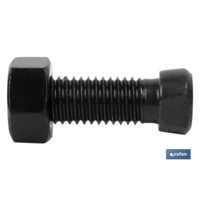 TORNILLO ARADO CABEZA CONICA CON TUERCA 12x37 12.9 2C