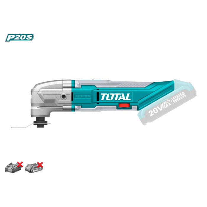 MULTIHERRAMIENTA TOTAL BATERÍA 20V - P20S