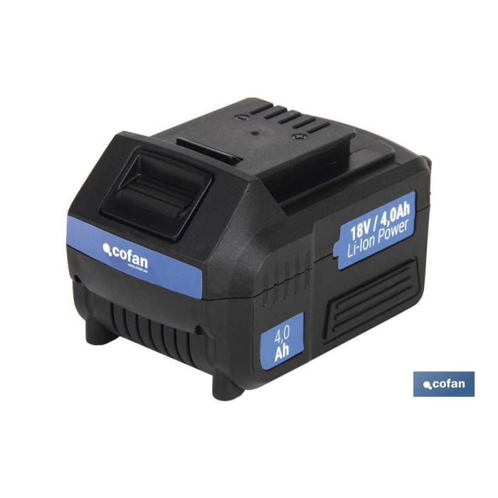 Batería recargable 18V de litio 4.0 Ah