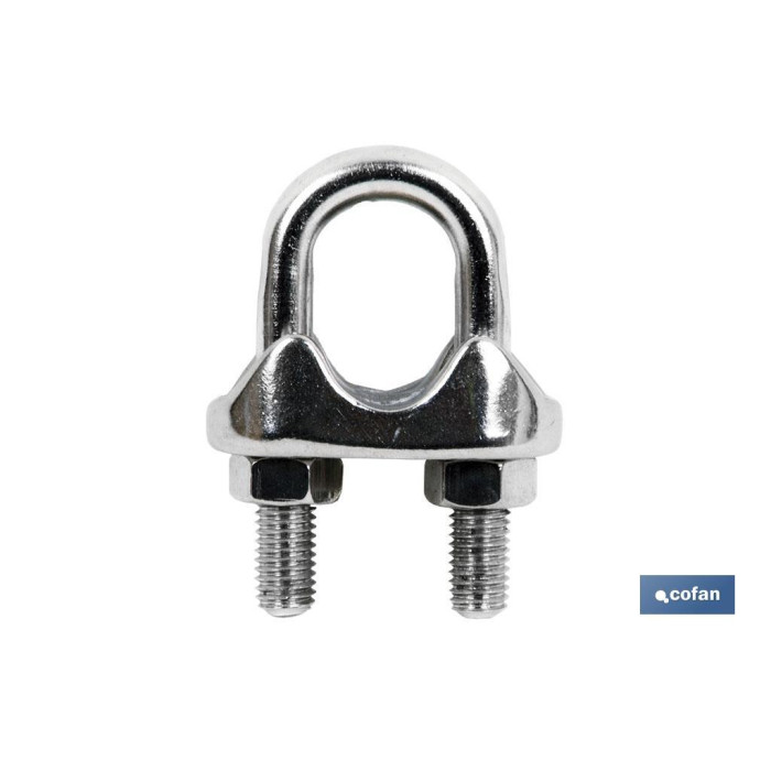 SUJETACABLES DIN-741 INOX A-2 M-6