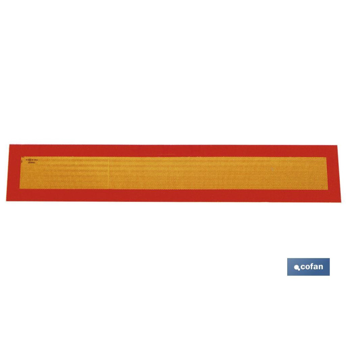 PLACA V-6 VEHICULOS LARGOS 1130X200mm