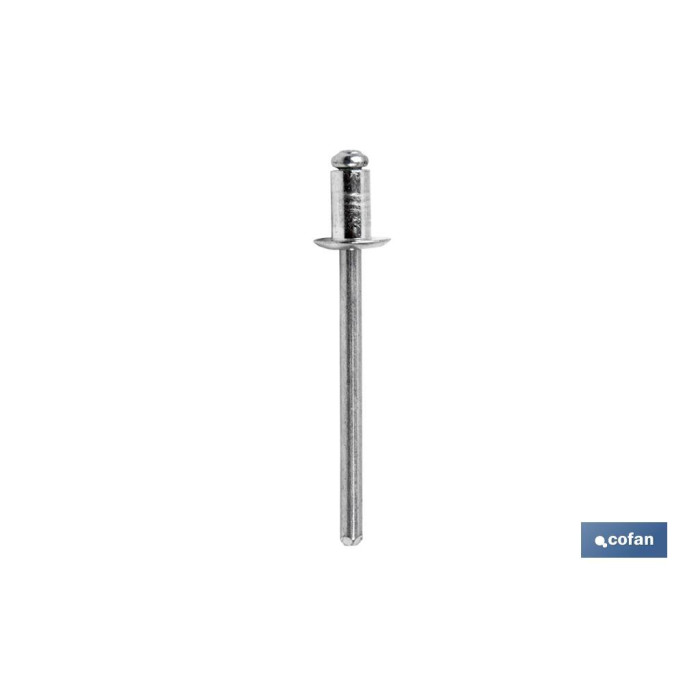 REMACHE ALUMINIO NORMAL 4 X 10 MM