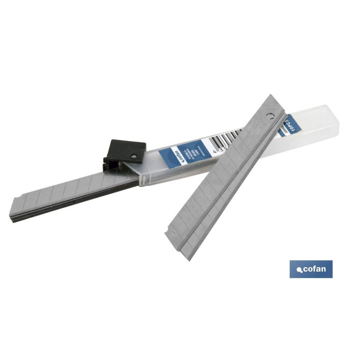 RECAMBIO 10 UDS. CUTTER METÁLICO (9mm)