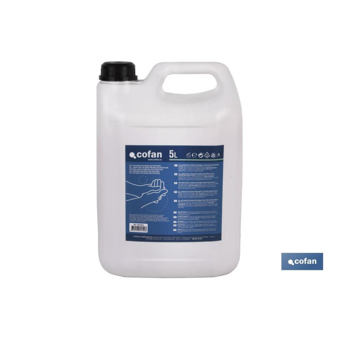 GEL LAVAMANOS PERFUMADO CON PROTECCIÓN 5 Lt