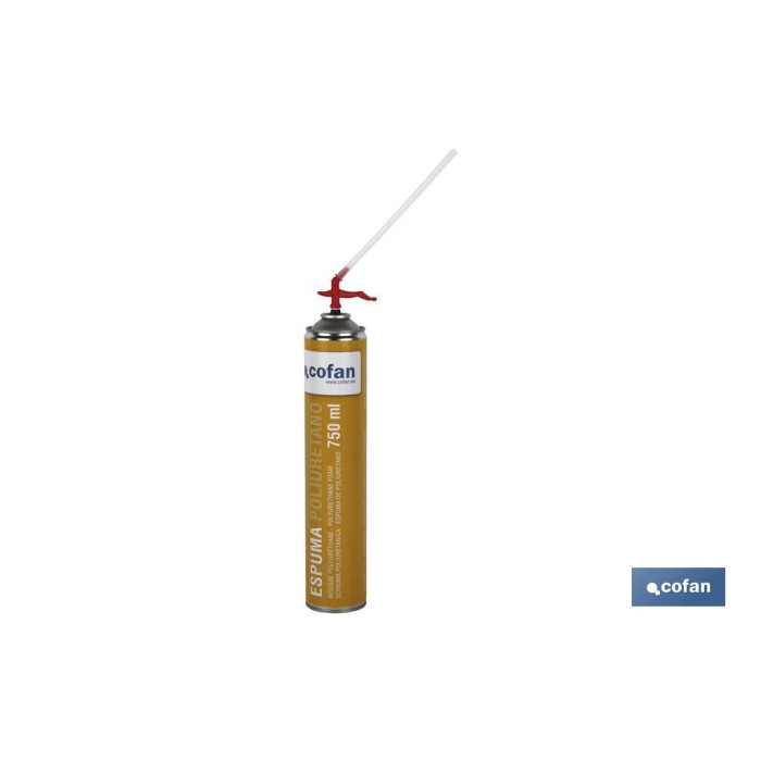 ESPUMA POLIURETANO 750ML 45L MANUAL