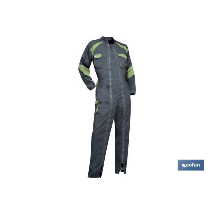 BUZO GRIS "ORGE" CON 2 CREMALLERAS PARA MUJER T-M