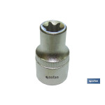 LLAVE DE VASO 1/2" TORX HEMBRA T-20