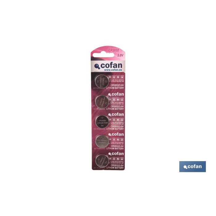 PILA BOTON CR2032 3,0V (UNIDAD)