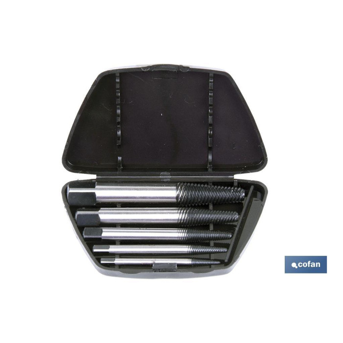 JUEGO DE EXTRACTORES DE TORNILLOS M3-18 (5 pcs)