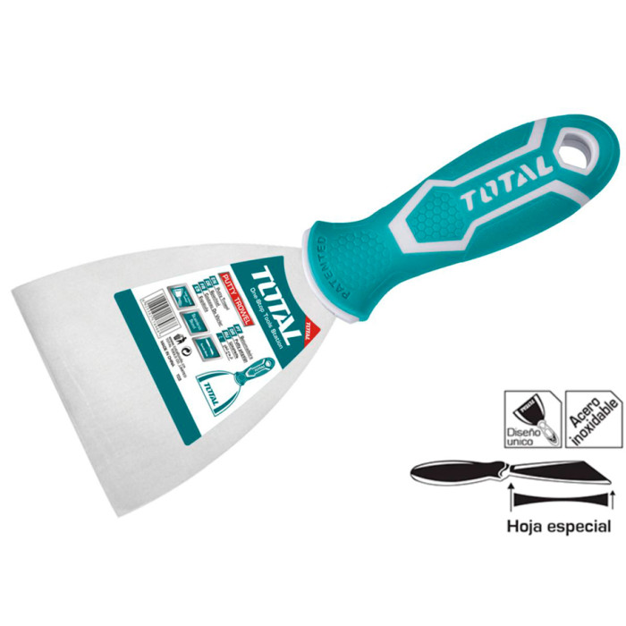 ESPATULA 100mm ACERO INOXIDABLE - TOTAL TOOLS