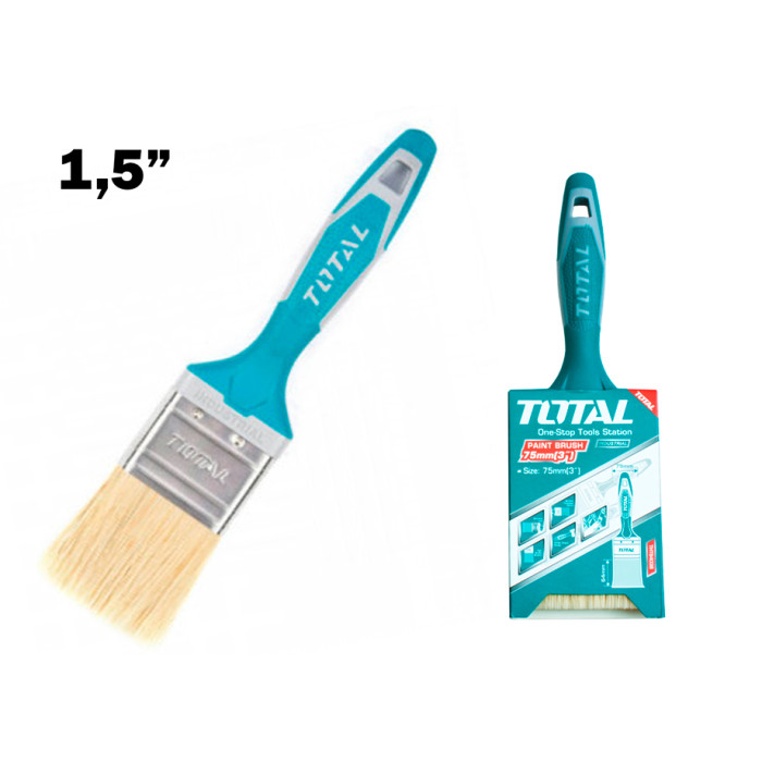 BROCHA - PALETINA TOTAL TOOLS (1.5" - MANGO PLASTICO)