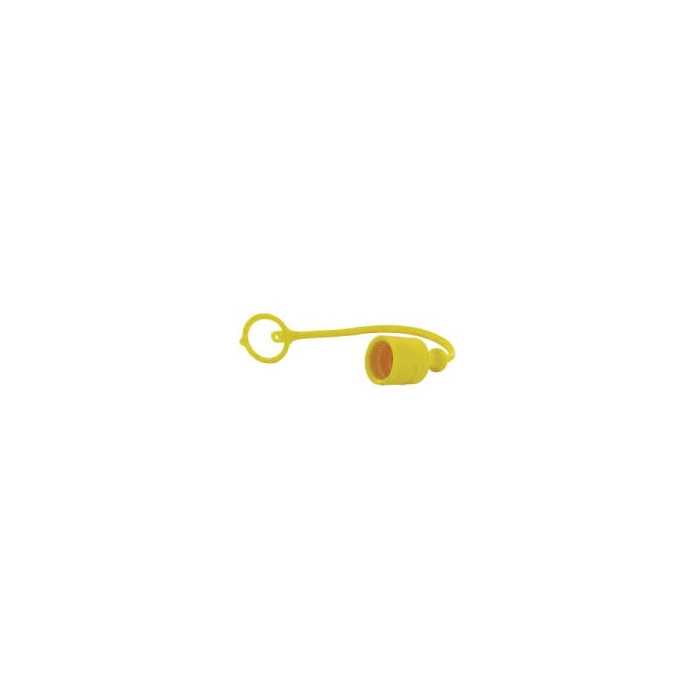TAPÓN ANTIPOLVO ENCHUFE HIDRÁULICO ISO A 1/2 HEMBRA AMARILLO