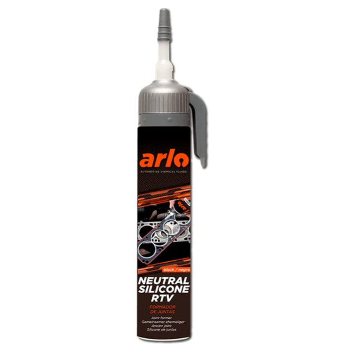 FORMADOR JUNTAS MOTOR ARLO RTV 200ML (NEGRO)