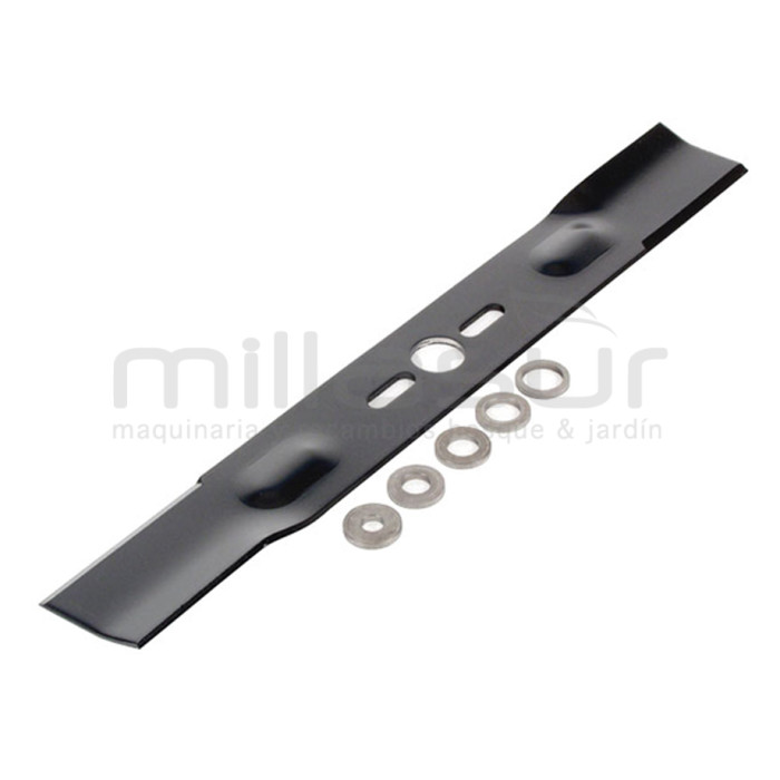 CUCHILLA UNIVERSAL 400MM PLANA CON ARANDELAS REDUCTORAS