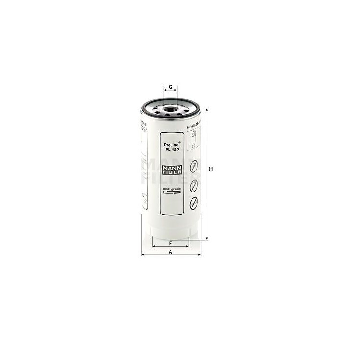 FILTRO COMBUSTIBLE MANN PL 420 X