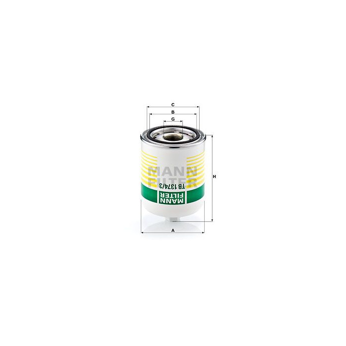 FILTRO SECADOR MANN TB 1374/3 X