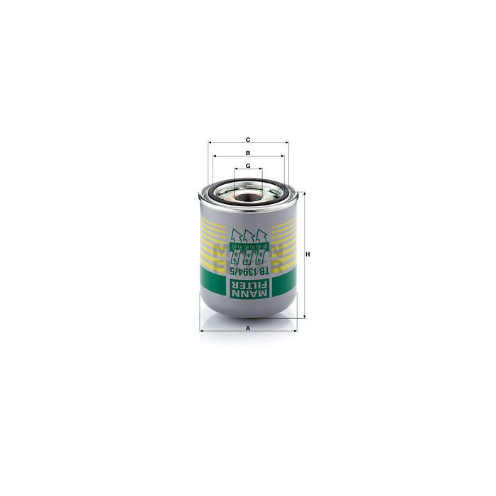 FILTRO SECADOR MANN TB 1394/5 X