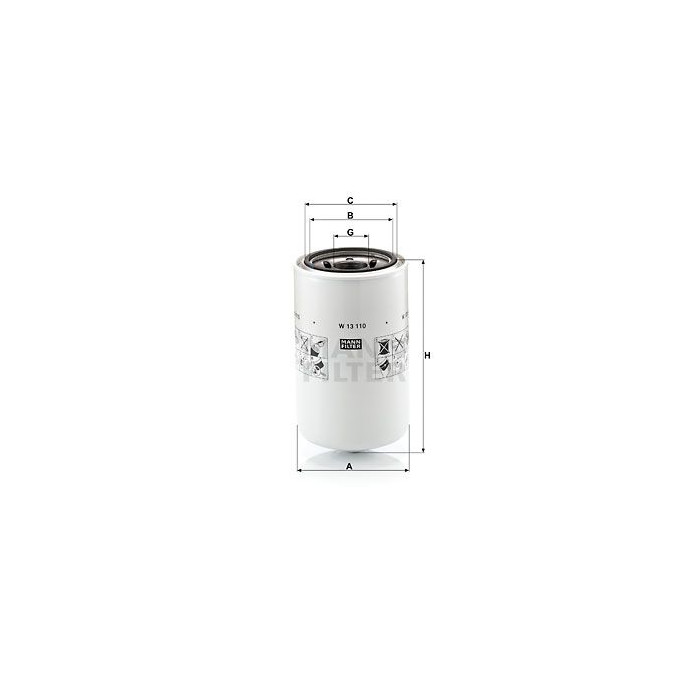 FILTRO ACEITE ACEITE MANN W 13 110