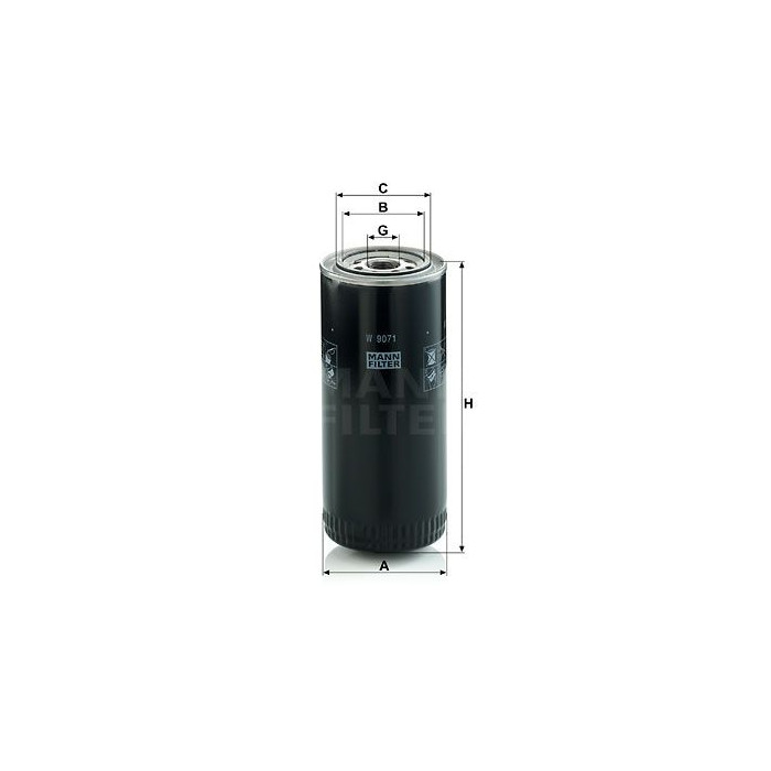 FILTRO ACEITE ACEITE MANN W 9071