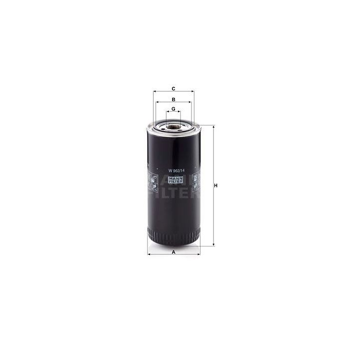 FILTRO ACEITE ACEITE MANN W 962/14