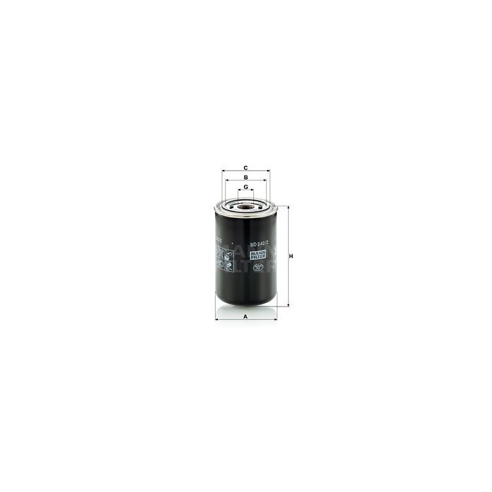 FILTRO ACEITE ACEITE/SISTEMA HIDRÁULICO MANN WD 940/2