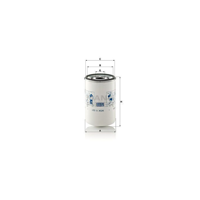 FILTRO COMBUSTIBLE MANN WDK 11 001