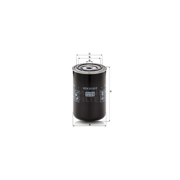 FILTRO COMBUSTIBLE MANN WDK 9100/2