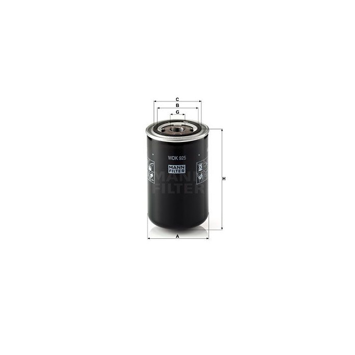 FILTRO COMBUSTIBLE MANN WDK 925