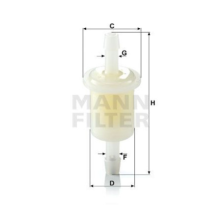 FILTRO COMBUSTIBLE MANN WK 21