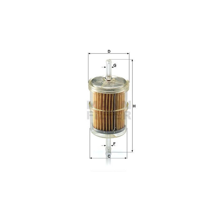 FILTRO COMBUSTIBLE MANN WK 43/12