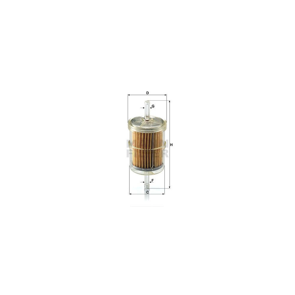 FILTRO COMBUSTIBLE MANN WK 43/12