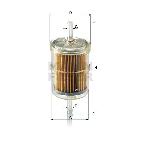 FILTRO COMBUSTIBLE MANN WK 43/12