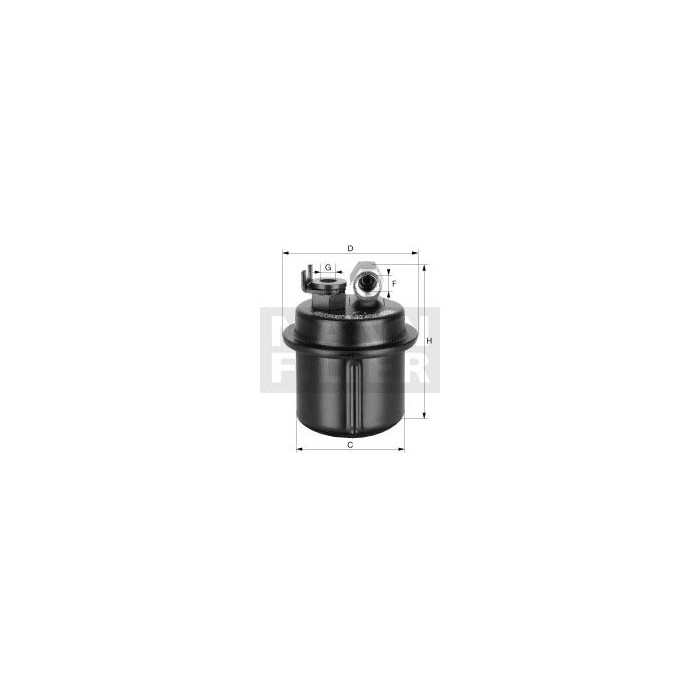 FILTRO COMBUSTIBLE MANN WK 67 X