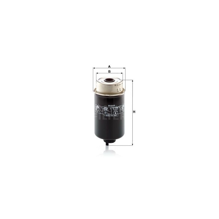 FILTRO COMBUSTIBLE MANN WK 8165