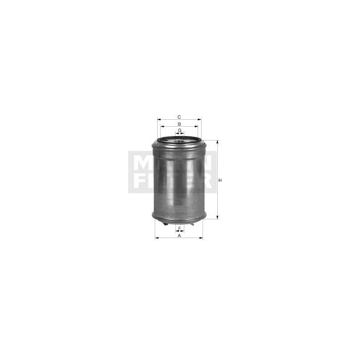 FILTRO COMBUSTIBLE MANN WK 842/1