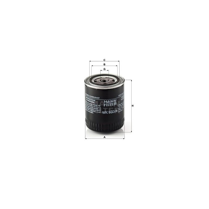 FILTRO COMBUSTIBLE MANN WK 930/5