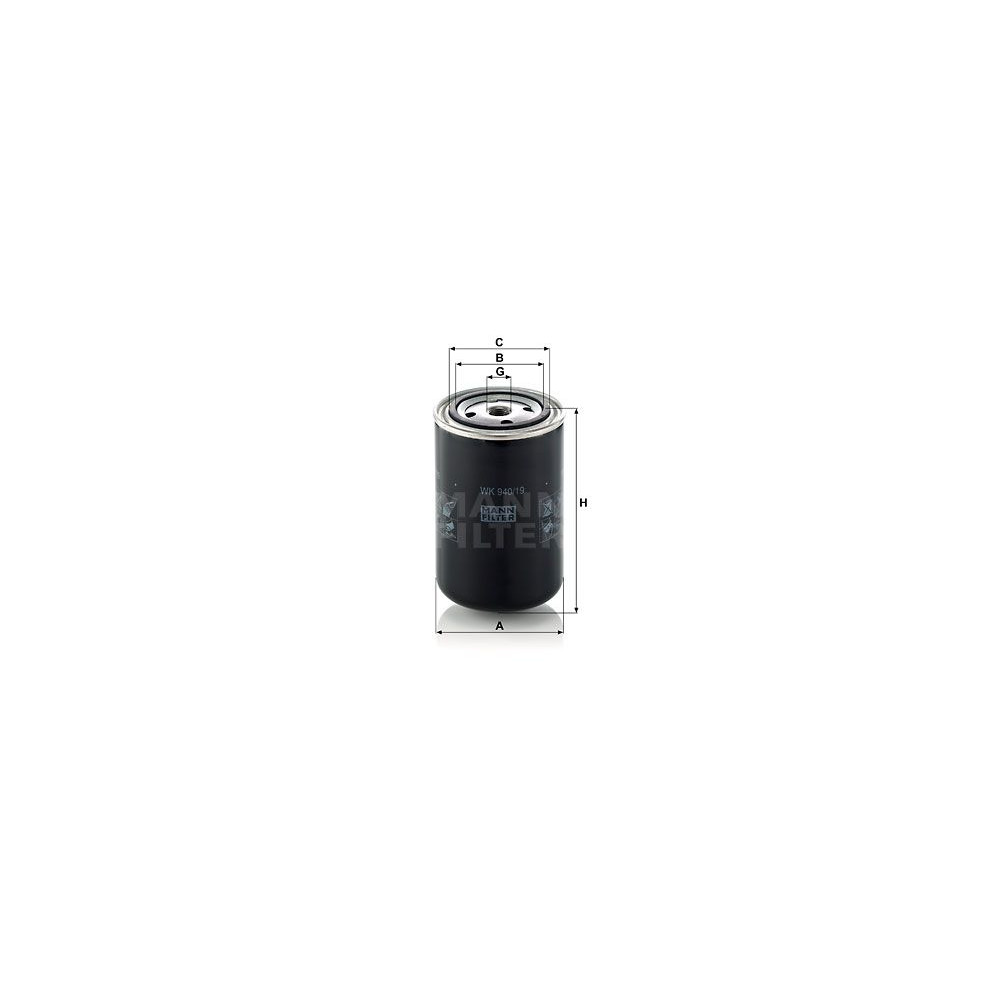 FILTRO COMBUSTIBLE MANN WK 940/19