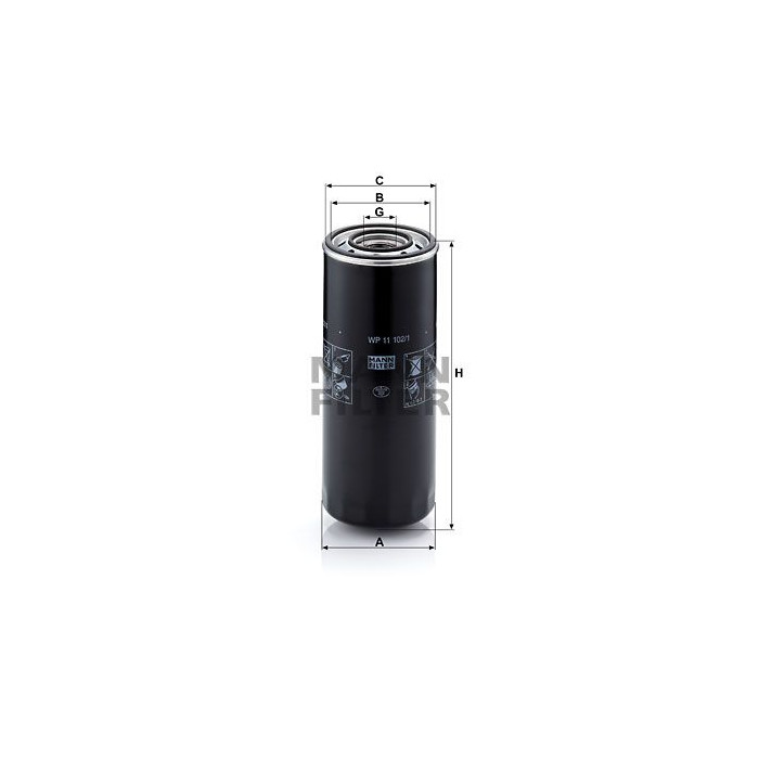 FILTRO ACEITE MANN WP 11 102/1-2