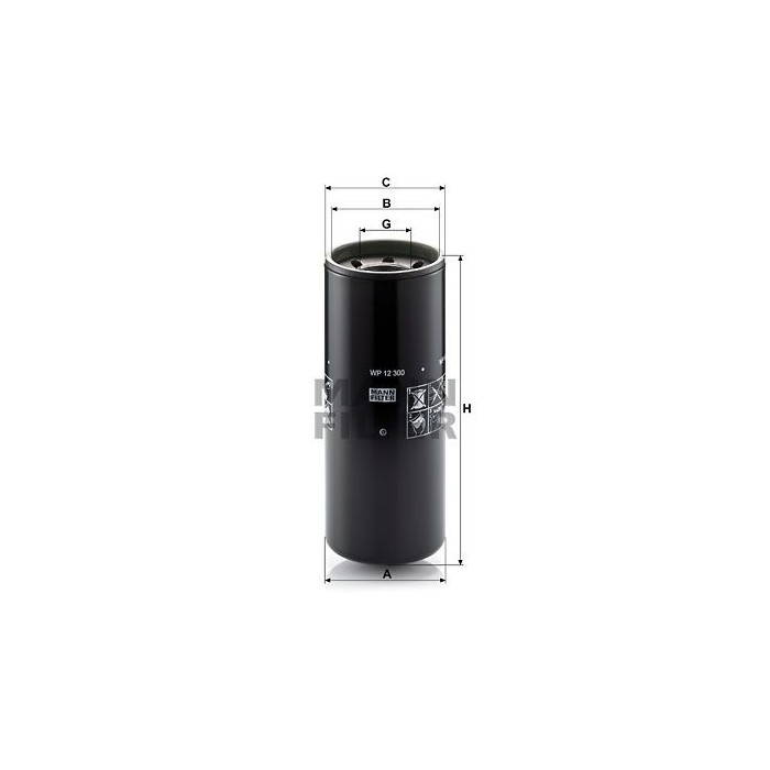 FILTRO ACEITE MANN WP 12 300