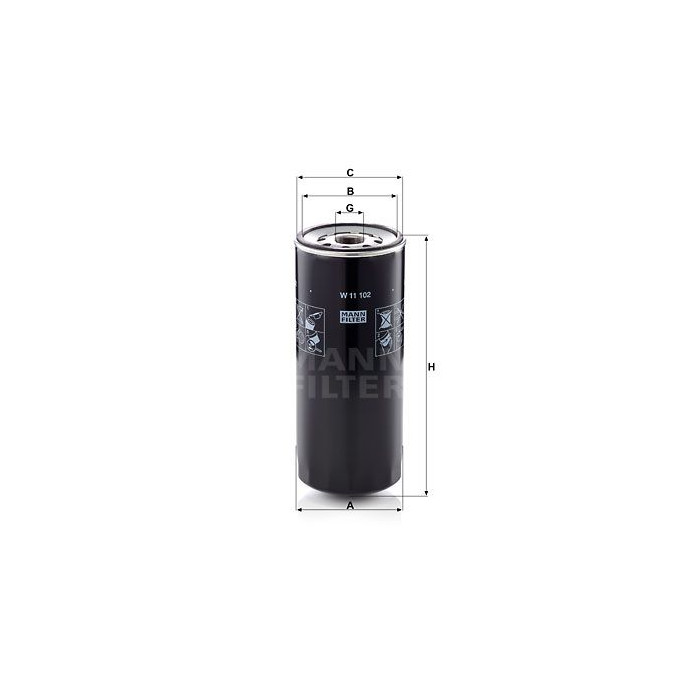 FILTRO ACEITE MANN W 11 102