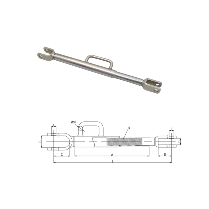 TENSOR BRAZOS TRACTOR ADAPTABLE JOHN DEERE REF. JD02