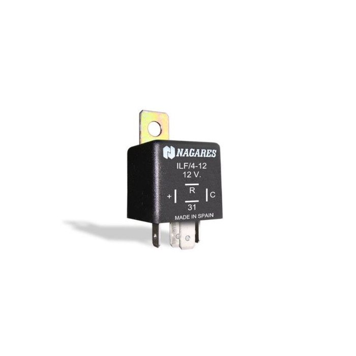 RELE INTERMITENCIA12V. LED (Norma SAE) CON SOPORTE METALICO MAHLE MFL1