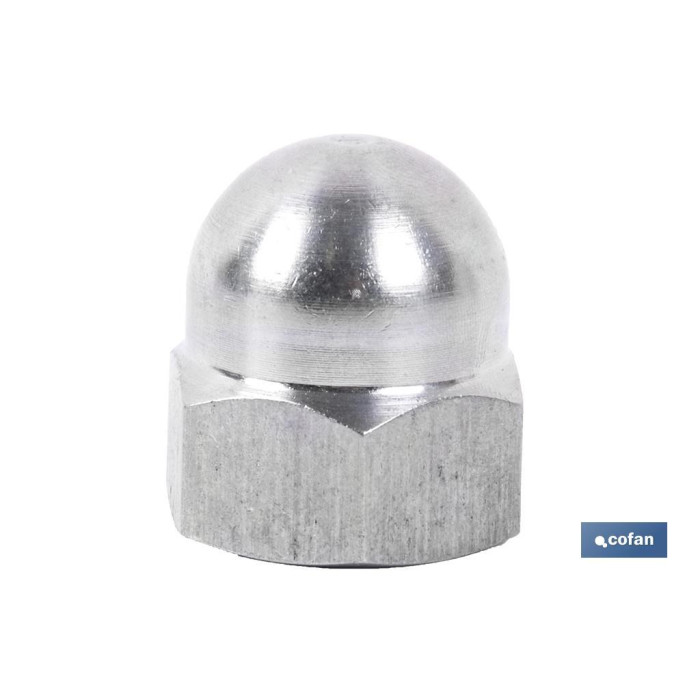 Tuerca ciega INOX- A-2 DIN-1587 M-8